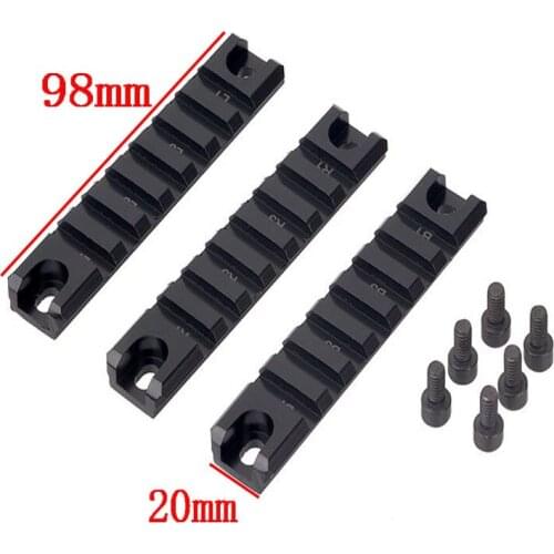 Tactical Metal 20mm Picatinny Rail Short Gun Rail Rifles For G36 G36K G36C Rail System Airsoft Hunting AR15 Accessories