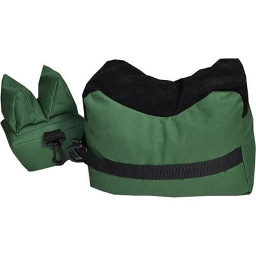 Outdoor Bike Front Rear Bag Support Rifle Sandbag Set Portable Sniper Tactical Gun Rest Target Stand Shooting Bag Pro new