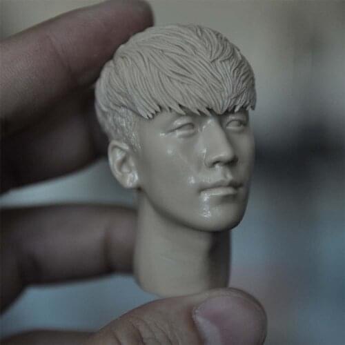 1/6 Scale Fashion Modern Korea Famous Star SEUNGRI Unpainted Head Models for 12''Figures