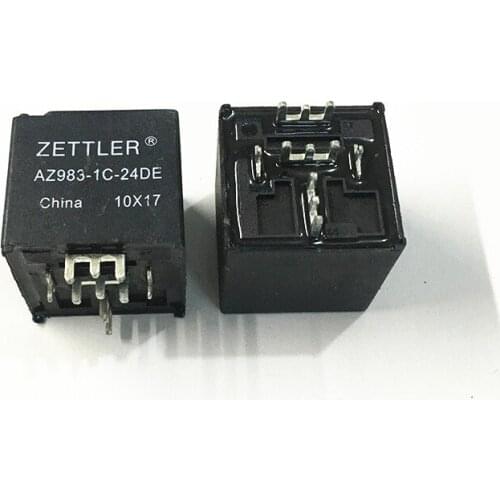 1pcs Welding type 24V 5-pin high-power relay AZ983-1C-24DE