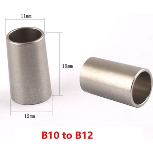 1pcs B12 to B16 B10 to B12 sleeve Drill Chuck transfer B10 B12 B12 B16 Conversion Bit Drill chuck Conversion sleeve