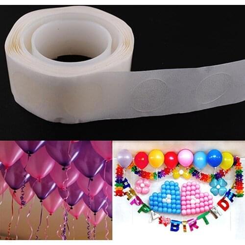 100 Points Balloon Attachment Glue Dot Wall Stickers Accessories Weedding Party Background Decor Supply Happy Birthday Hot Sale
