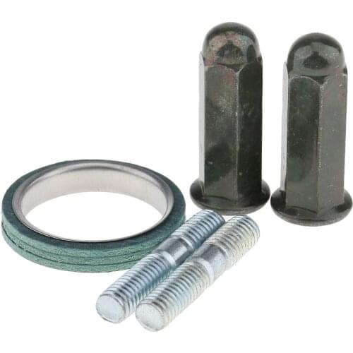 2 Set Exhaust Studs Nuts Gasket Kits for GY6 50cc - 150cc QMB139 Scooter