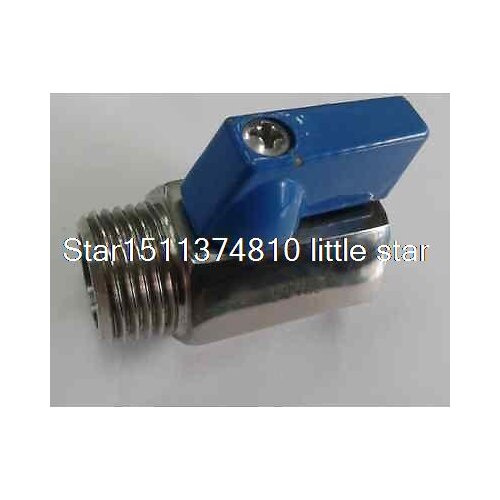 3/8" Female x Male BSPP Threaded 316 Stainless Steel Mini Ball Valve PN63