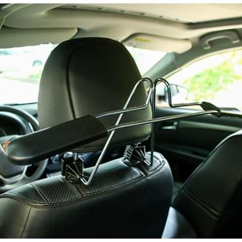Automotive Stainless Steel Hanger Retractable Car Interior Hanger Car Suitcase Car Shelves Car Racks