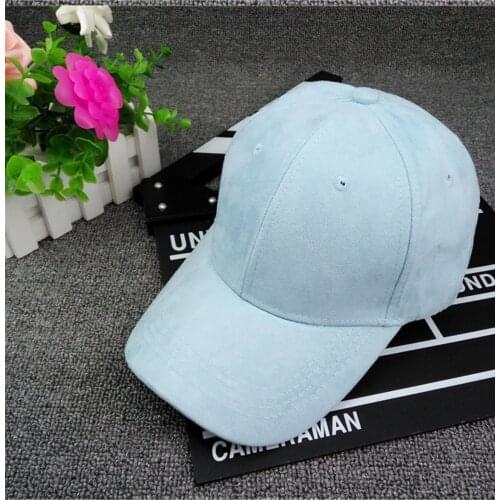 New Fashion Women Men Unisex Chamois Baseball Cap Plain Blank Adjustable Hat Solid Distressed One Size Stylish Baseball Caps