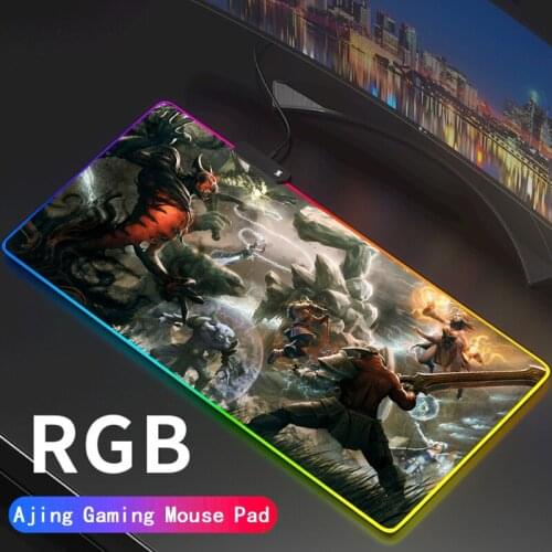 Defense of the Ancients Gaming RGB Large Mouse Pad Gamer Big DOTA2 Mouse Mat Computer Mousepad Led Backlight Keyboard Desk Mat