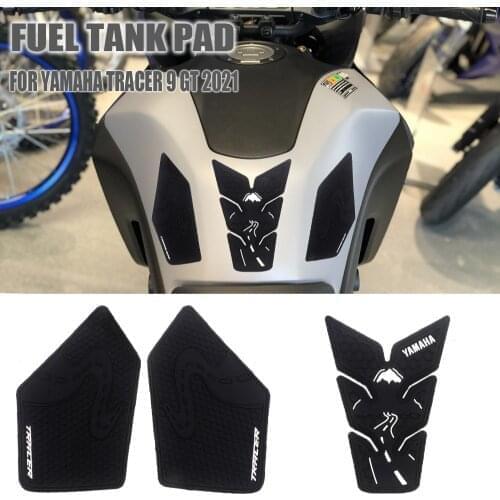 For YAMAHA TRACER 900 TRACER 9 GT 2021 NEW Motorcycle Non-slip Side Fuel Tank Stickers Waterproof Pad Rubber Sticker MT-09 MT09