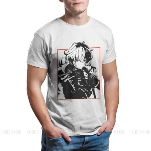 Genshin Impact Action Role-playing Game Diluc Tshirt Comfort Clothes Cool Design Cotton Men T Shirt