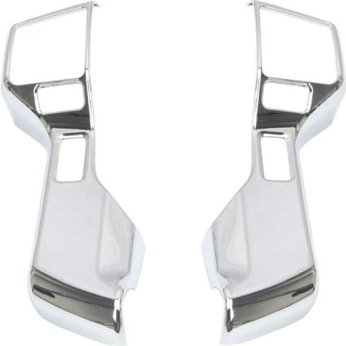 Steering Wheel Chrome Cover Trims for Toyota Tacoma 2016-2020 2014-2020 Accessories, High Configuration