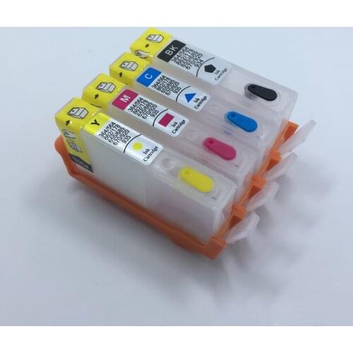 YOTAT 4 Color Refillable ink cartridge for HP364 HP 364XL for HP Photosmart B8550 B8553 B8558 C6380 printer