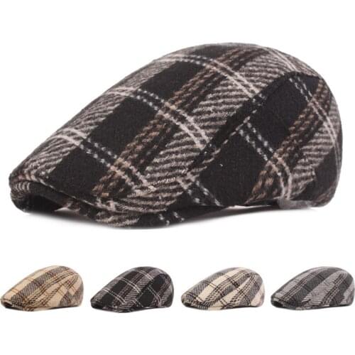 New Golf Hats for Men Berets Cap Driving Sun Flat Cap Fashion Cotton Berets Caps for Male Casual Peaked Hat Visors Casquette Hat