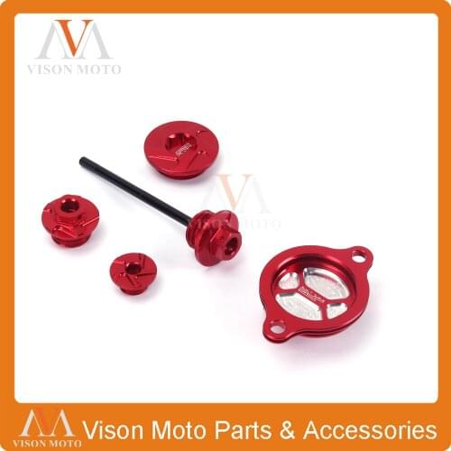Motorcycle Screw Oil Filter Cap Timing Screw Dipstick For HONDA CRF 250R CRF250R CRF250 R CRF R 250CC 2010-2016