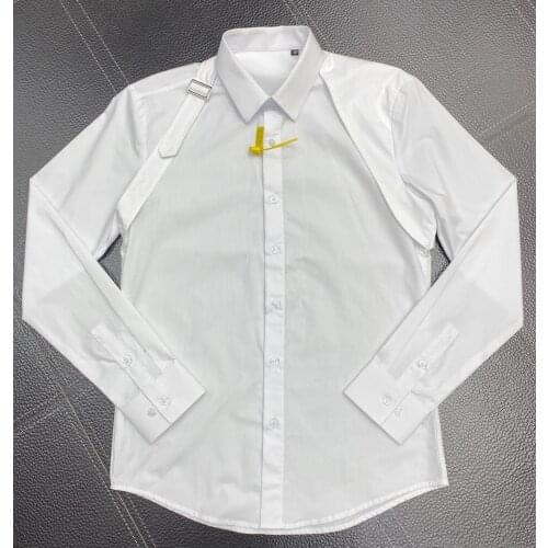 Brand Men Shirt Long Sleeve Slim Chemise homme Casual Solid Cotton Business Male Dress Shirts Plus size Camisas masculina