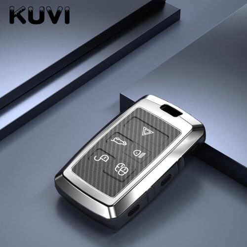 Soft TPU Car Key Cover Case with Keychain For Land Rover 2018 2019 New Range Rover Sport Velar Discovery 5 Jaguar E-PACE