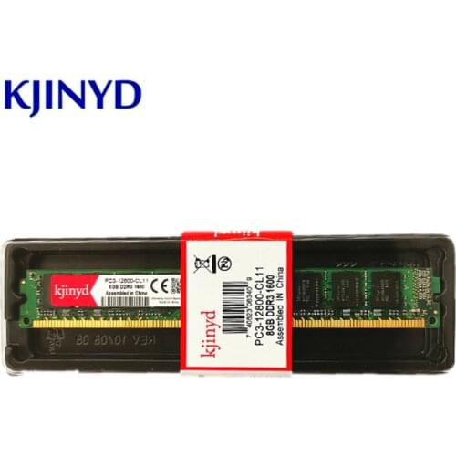KJINYD DDR3 RAM Memory DDR3 4GB 8GB 1600MHz 1333MHZ 8GB DIMM 240-pin DDR3 PC3-10600U PC3-12800U