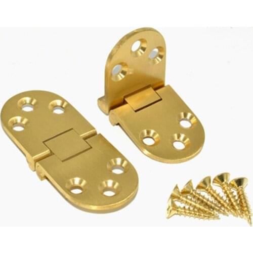 180 Degree Hinge 1 Pc/set Flip Round Table Pure Copper Furniture Hardware Accessories Flap Concealed Folding Table Hinge