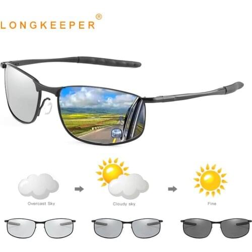 New Photochromic Sunglasses Men Polarized Chameleon Sun Glasses Male Change Color Glasses Driver Safty Goggles Gafas De Sol