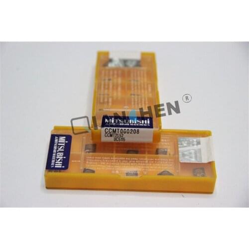 Mitsubishi 10pcs/lot CCMT060204 08 UC5115 CNC Inserts,face Mill Lathe Tools Cutter Internal Turning Tool Hard Alloy