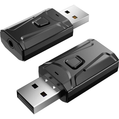 3 In 1 Bluetooth 5.0 Receiver wireless USB Adapter 3.5mm Audio Receiver/transmitter For TV PC Car AUX Speaker Plug And Play