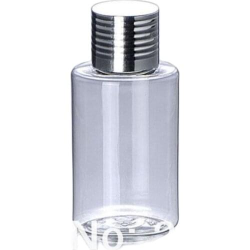 30ml PET flat shape transparent lotion bottle or toilet water botter bottle