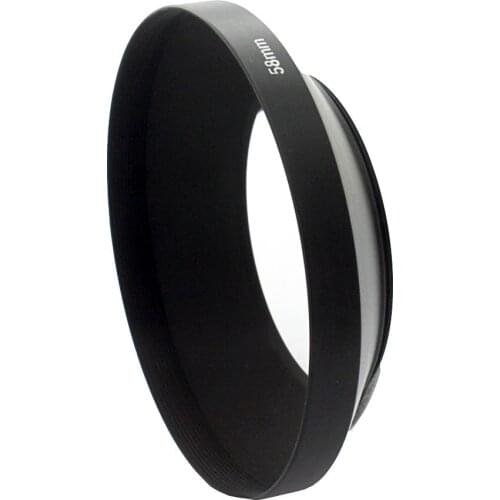 37/40.5/49/52/55/58 Metal Wide-Angle Lens Hood for Standard Thread Lens for Filter for Nikon for Canon for Sony