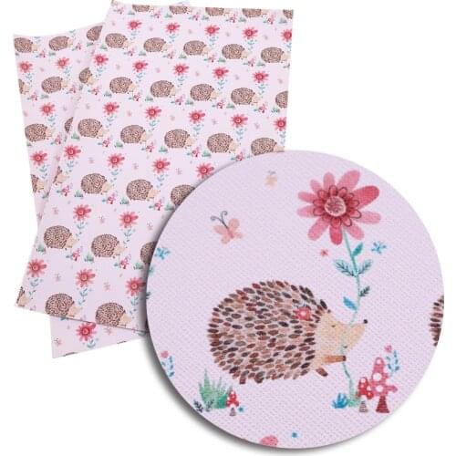 David accessories 20*33cm animal cow cat fox Faux Synthetic Leather Fabric DIY Decorative knotbow Bags,1Yc3607