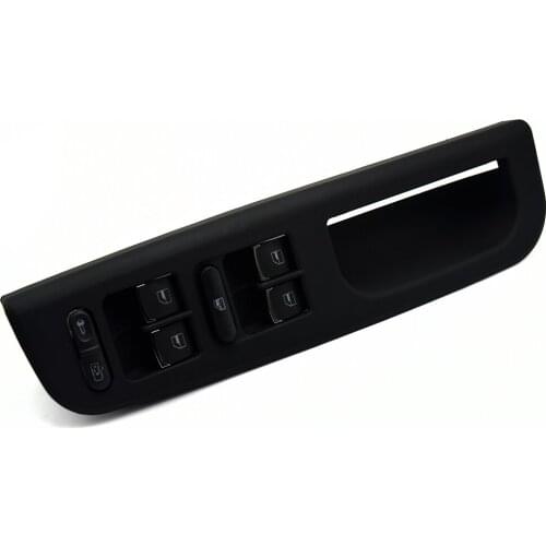 Black Switch Box + Driver Window Master Chrome Switches For VW Passat B5 Bora Golf Mk4 Superb 3BD 959 857 3B1 867 171E