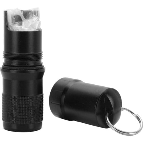 Travel Outdoor Pills Tablets Organizer Portable Mini Capsule Bottle Waterproof Airtight Seal Storage Container Survival EDC Tool