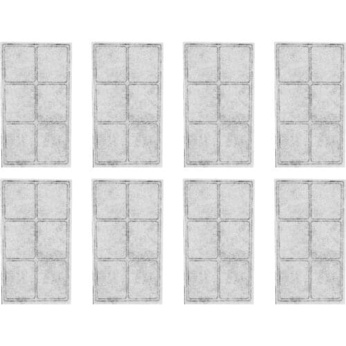 Fashion8Pcs Pet Fountain Filters Replacement for Drinkwell Automatic Pet Fountain Cat Water Fountain Dog Water Dispenser