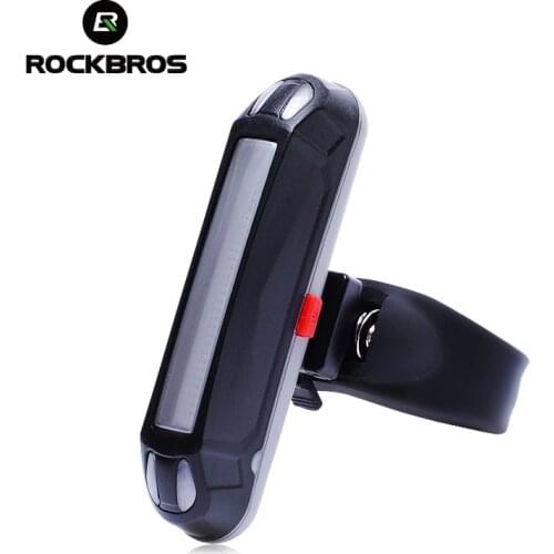 ROCKBROS Mtb Bike Rear Tube Light Waterproof Bicycle Light 30 LED 3 Modes Cycling Tail Light Safe Warning Lamp USB Rechargeable
