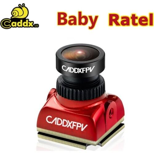Caddx FPV Camera Baby Ratel 1/1.8'' Starlight HDR OSD 1200TVL 16:9/4:3 NTSC 2.1mm Lens for FPV Quadcopter Racing Drone