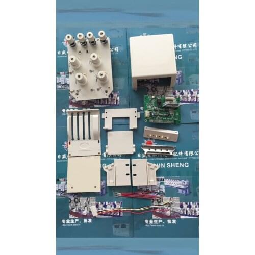 Computerized embroidery machine four needles front back alarm box without bottom inspection