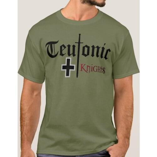 Creative Design Teutonic Knights T-Shirt. Summer Cotton Short Sleeve O-Neck Mens T Shirt New S-3XL