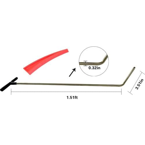 Hooks Tool - Perfect For Door Dings Hail Repair And Dent Removal 2pcs/set A6 And Red Wedge