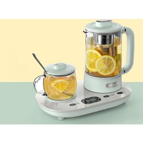 220V Multifunction Electric Kettle Health Preserving Pot Tea Maker Insulation Appointment Kettle Thermostatic Cup Warmer 0.6L