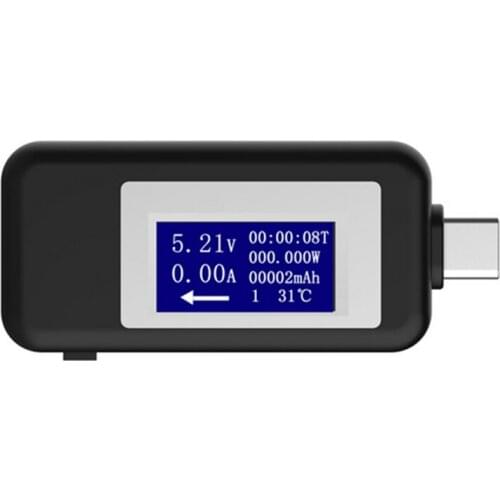 New USB Type-C Interface Tester Current Voltage Meter Portable Charge Voltmeter Digital Dispaly Ammeter Power Smart Detector