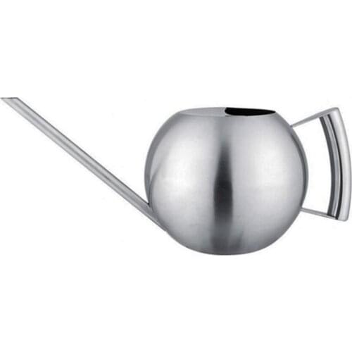 1500ml Stainless Steel Watering Can Bonsai Indoor Plants Water Pot With Long Spout