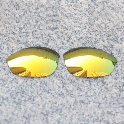 E.O.S Polarized Enhanced Replacement Lenses for Oakley Half Jacket Sunglasses - 24K Gold Polarized Mirror