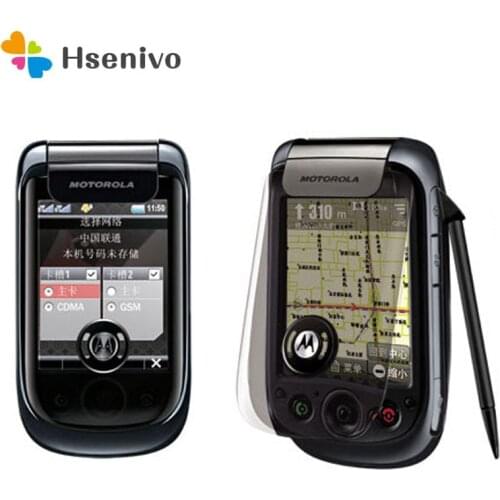 Motorola A1800 Refurbished-Unlocked Mobile phone GSM Phone 3.15 MP 1000 mAh 2.4 inches 240 x 320 Free shipping One year warrant