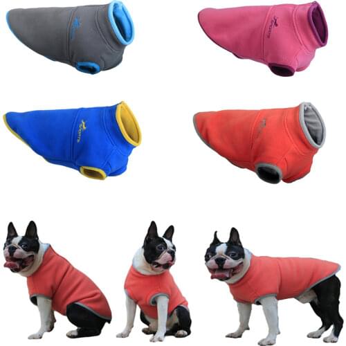 Warm Fleece Dog Vest Winter Pet Clothes For Small Medium Dogs Puppy Clothing Chihuahua Coat Jackets Pug Costumes hondenkleding