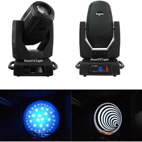 Flightcase Packing) 6pcs Dj beam Moving Head 350W 3in1 Beam Wash Spot 17R Moving Light 3D Effect