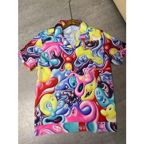 Zk538 Fashion Mens Shirts 2021 Runway Luxury famous Brand European Design party style Mens Clothing