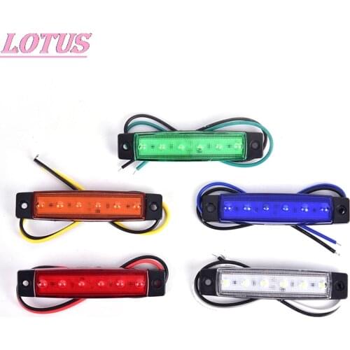 1PCS Led Truck Side Marker Indicator Light Turn Signal Lamp 12V 24V LED Auto Car Bus Lorry Trailer Tail Warning Brake Lights Hot