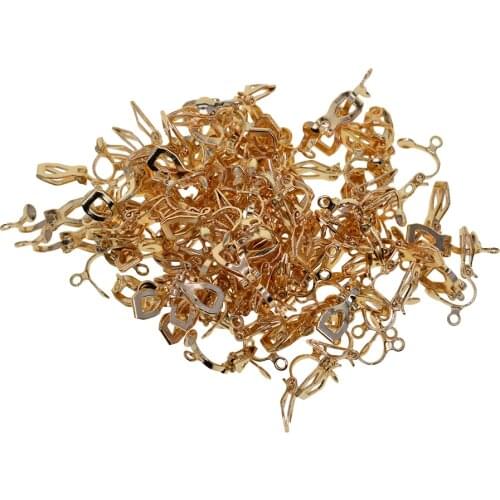 100x Earrings Clip on Earrings Non Piercing Earrings Set for Women And