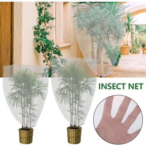 2Pcs Protective Net Fruit Vegetables Care Cover Insect Bird Barrier Mesh Net Plant Cover Garden Pest Control Plant Reusable