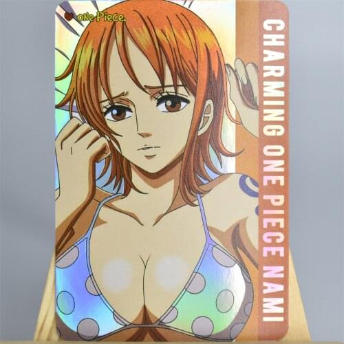 Pirate Charm Card Empress Nami Robin Flash Card Homemade Card Collection Card East Anime Card
