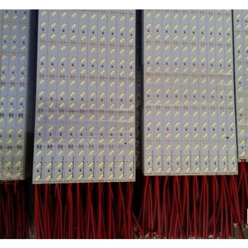 Fast shipping 50pcs/lot 50CM DC12V 36leds 25-35LM Cool White Color Nonwaterproof SMD 7020 Rigid LED Bar RigidLight