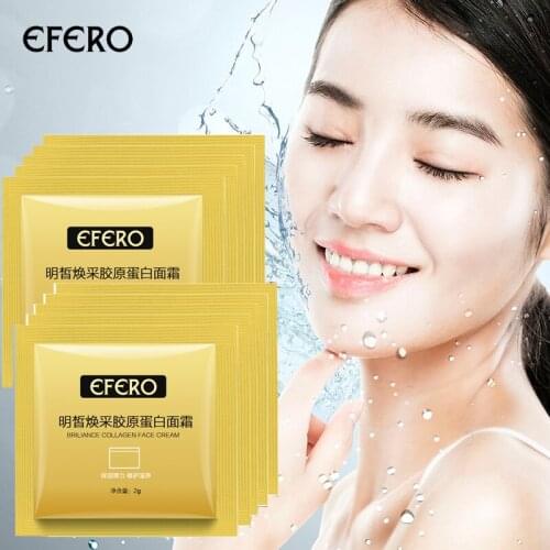 EFERO 30-10Packs Collagen Face Cream Anti-Wrinkle Anti-Aging Nourishing Face Serum Cream Whitening Moisturizing Skin Care
