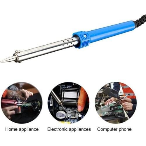220V EU Plug Electric Vacuum Solder Sucker Welding Desoldering Pump Welding Repair Pen EU Plug Soldering Iron Tool